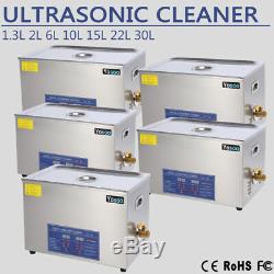Digital Stainless Ultrasonic Cleaner Ultra Sonic Bath Cleaner Tank Timer Heate