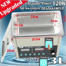 Digital Stainless Ultrasonic Cleaner Ultra Sonic Bath Cleaning Tank Timer CE