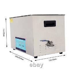 Digital Timer Washing Machine Modern Ultrasonic Cleaner with Degassing 30L