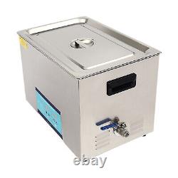 Digital Timer Washing Machine Modern Ultrasonic Cleaner with Degassing 30L NEW