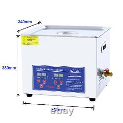 Digital Ultrasonic Cleaner 30L Timer Stainless Steel Cotainer with Timer Heated UK
