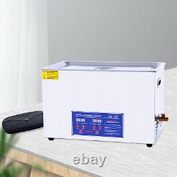 Digital Ultrasonic Cleaner 30L Timer Stainless Steel Cotainer with Timer Heated UK