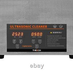 Digital Ultrasonic Cleaner Steel Ultra Sonic Bath Cleaning Tank Timer Heater
