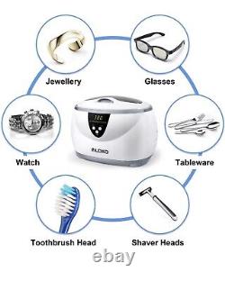 Digital Ultrasonic Cleaner Steriliser Coins, Glasses, Jewellery Watches Etc
