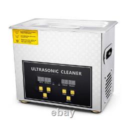 Digital Ultrasonic Cleaner Timer Stainless Steel Cotainer 3L Heater UK