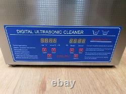 Digital Ultrasonic Cleaner Timer Stainless Steel Cotainer 6L UK