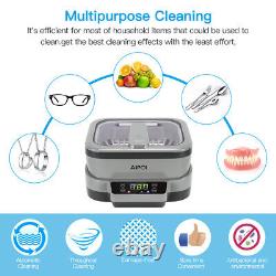Digital Ultrasonic Cleaner Ultra Sonic Cleaning Tank Timer Jewelry Watch Glasses