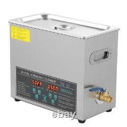 Double-frequency Digital Stainless Steel Ultrasonic Cleaner Cleaning Machine 6L