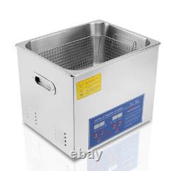 HFS(R)Commercial Grade Digital Ultrasonic Cleaner Stainless Steel 10L Capacity