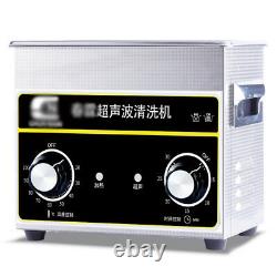 Home Use 2 L Stainless Steel Ultrasonic Jewelry Cleaner With Heater Timer hot