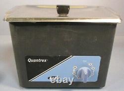 L&R Quantrex Q140 WithT Ultrasonic Cleaner 117 Volt with Lid & 3 Stainless Beakers