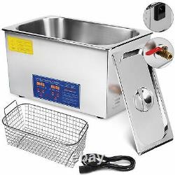 Large 30L Stainless Steel Ultrasonic Cleaner Professional Heated Unit Digital UK