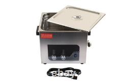 Laser Tools 6857 Ultrasonic Cleaner 13L With Euro Plug High Frequency Sound