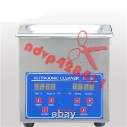 NEW 1.3L JPS-08A Stainless Steel Ultrasonic Cleaner Cleaning Machine 110V/220V