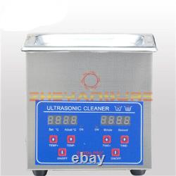 NEW 1.3L JPS-08A Stainless Steel Ultrasonic Cleaner Cleaning Machine 110V/220V