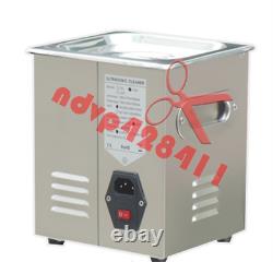 NEW 1.3L Stainless Steel Ultrasonic Cleaner Cleaning Machine JPS-08A 110V