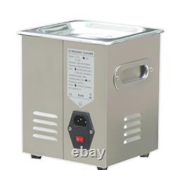NEW 1.3L Stainless Steel Ultrasonic Cleaner Cleaning Machine JPS-08A 110V/220V