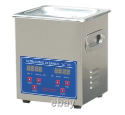 NEW 1.3L Stainless Steel Ultrasonic Cleaner Cleaning Machine JPS-08A 110V/220V