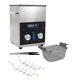 New Gemoro 2qth Next Gen Stainless Steel Ultrasonic Jewelry Cleaner With Basket