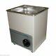 New! Sonicor Stainless Steel Tabletop Ultrasonic Cleaner, 0.5 Gal Capacity S-50t