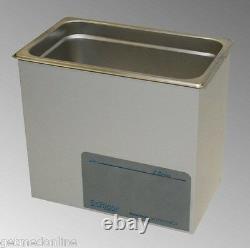 NEW! Sonicor Stainless Steel Tabletop Ultrasonic Cleaner 0.75 Gal Capacity S-100