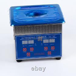 One New 1.3L Stainless Steel Ultrasonic Cleaner Cleaning Machine JPS-08A 220V