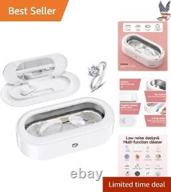 Portable Ultrasonic Cleaner Jewelry Cleaner Versatile Stainless Steel Tank