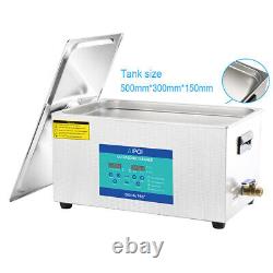 Pro Ultrasonic 22L Cleaner Digital Ultra Sonic Cleaning Bath Tank Heater Timer