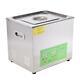 Professional 10l Stainless Ultrasonic Cleaner Cleaning Jewelry Tank Timer Heater