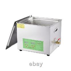 Professional 10L Stainless Ultrasonic Cleaner Cleaning Jewelry Tank Timer Heater