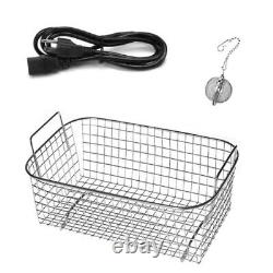 Professional 6L Digital Ultrasonic Cleaner Stainless Steel Bath Heater withBasket