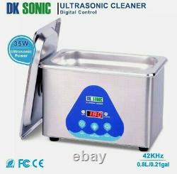 Professional DK SONIC 800ML Cleaner Ultrasonic Of Stainless Steel 42,000 Hz