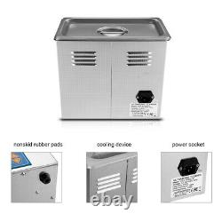 Professional Digital Ultrasonic Cleaner Stainless Steel Bath Heater+Basket 3L