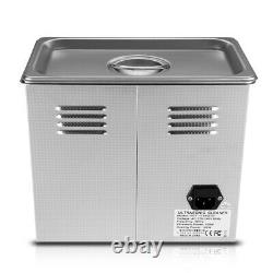 Professional Digital Ultrasonic Cleaner Stainless Steel Bath Heater+Basket 3L