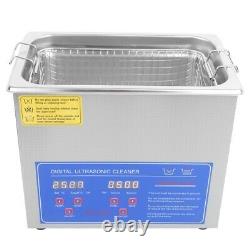 Professional Digital Ultrasonic Cleaner Stainless Steel Tank Cleaning Machine 3L