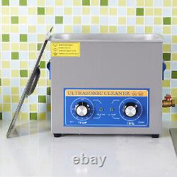 Professional Glasses Cleaner 180W 6L Ultrasonic Cleaner with 300W Heating Unit
