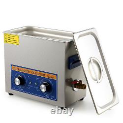 Professional Glasses Cleaner 180W 6L Ultrasonic Cleaner with 300W Heating Unit
