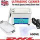 Professional Ultrasonic Cleaner Jewellery Coins Cleaning Machine Basket 800ml