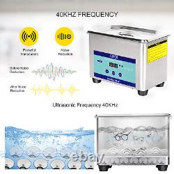 Professional Ultrasonic Cleaner Jewellery Coins Cleaning Machine Basket 800ML