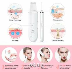 Skin Scrubber Cleaner Ultrasonic Facial High Absorption And Exfoliating Scrubber