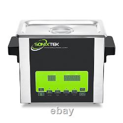 Sonixtek SD Series 3L Ultrasonic Cleaner Machine Stainless Steel Digital Heater