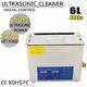 Stainless Digital Ultrasonic Cleaner 6l Timer Ultra Sonic Cleaning Tank Basket
