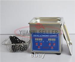Stainless Steel JPS-08A 1.3L Ultrasonic Cleaner Cleaning Machine 110V/220V #A1