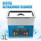 Stainless Steel Ultrasonic Cleaner 3l Liter Heated Heater Timer Industry Clean