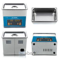 Stainless Steel Ultrasonic Cleaner 3L Liter Heated Heater Timer Industry Clean
