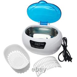 Stainless Steel Ultrasonic Cleaner Jewelry Watch Glasses Coin Cleaning Machine
