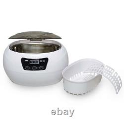 Stainless Steel Ultrasonic Cleaner Jewelry Watch Glasses Coin Cleaning Machine