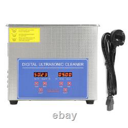 Stainless Steel Ultrasonic Cleaner Ultra Sonic Bath Cleaning Tank Timer 15L