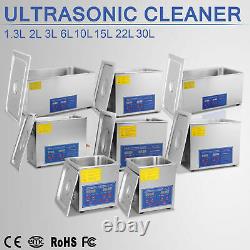 Stainless Ultrasonic Cleaner Ultra Sonic Cleaning Machine Tank withh Timer Heater