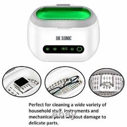 Sterilizing Machine Mini Size Ultrasonic Jewelry Watches Glasses Digital Cleaner